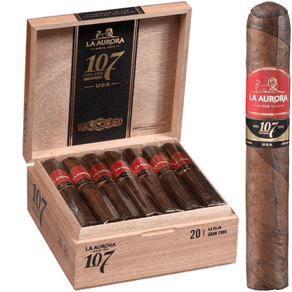 La Aurora 107 Usa Maduro Gran Toro 20Ct Box 6X58