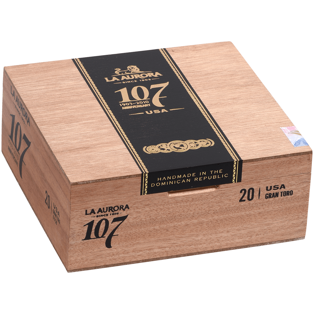 La Aurora 107 Usa Maduro Gran Toro 20Ct Box 6X58