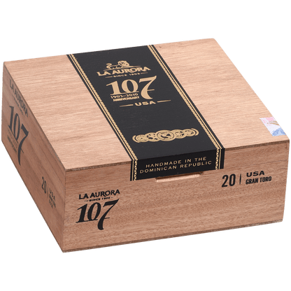 La Aurora 107 Usa Maduro Gran Toro 20Ct Box 6X58