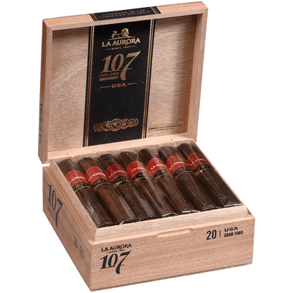 La Aurora 107 Usa Maduro Gran Toro 20Ct Box 6X58