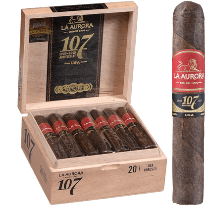 La Aurora 107 Usa Maduro Robusto 20Ct Box 5X50