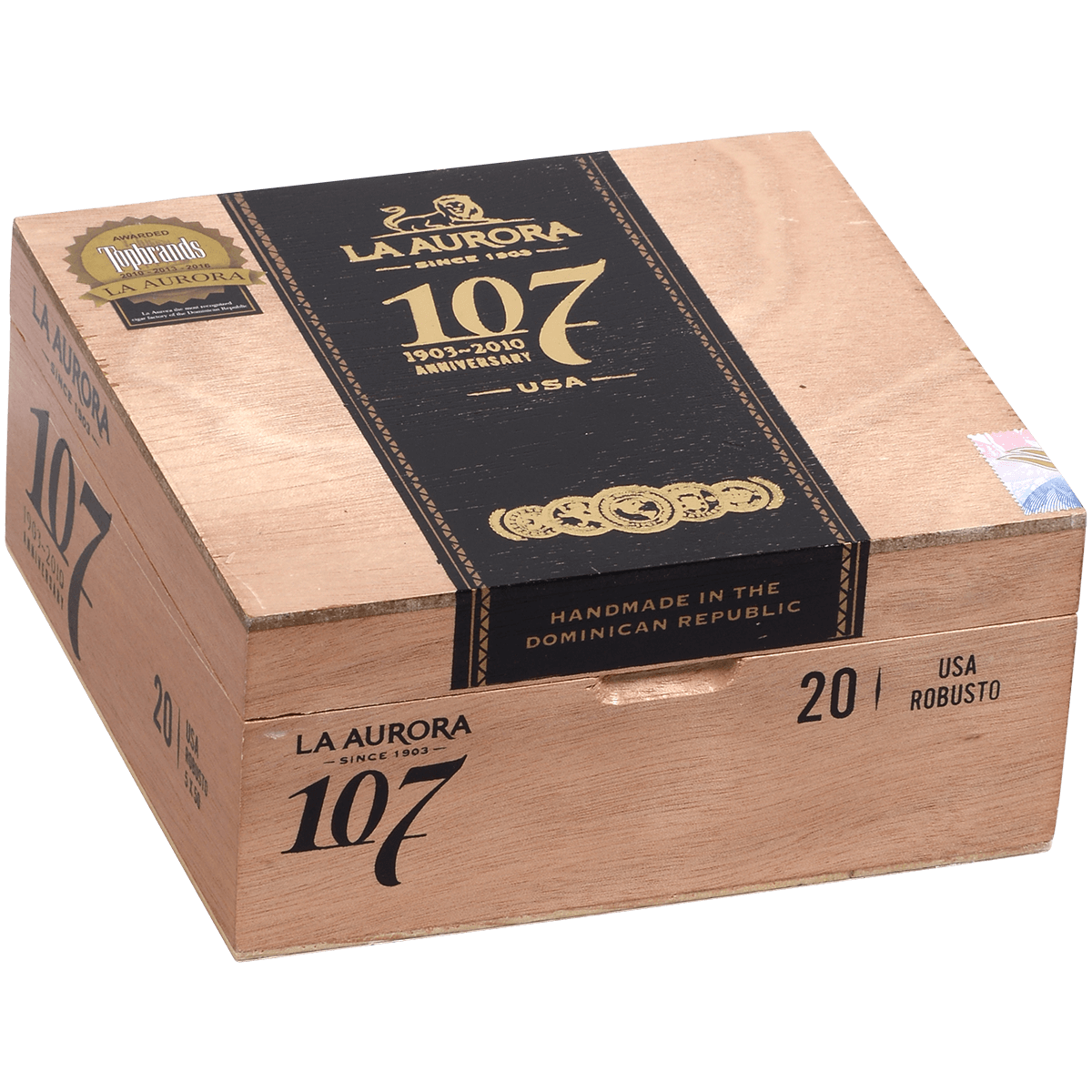 La Aurora 107 Usa Maduro Robusto 20Ct Box 5X50