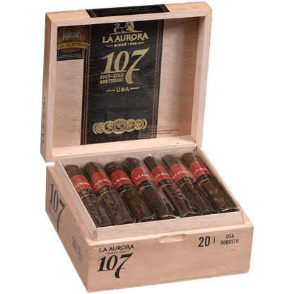 La Aurora 107 Usa Maduro Robusto 20Ct Box 5X50