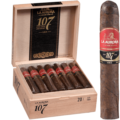La Aurora 107 Usa Maduro Toro 20Ct Box 5.5X54