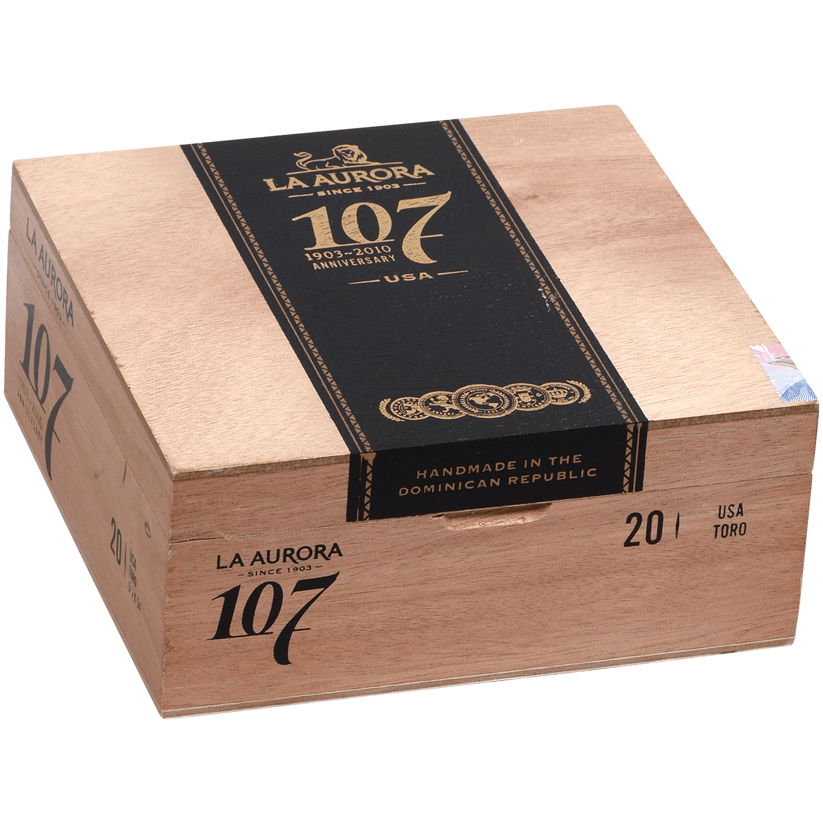 La Aurora 107 Usa Maduro Toro 20Ct Box 5.5X54