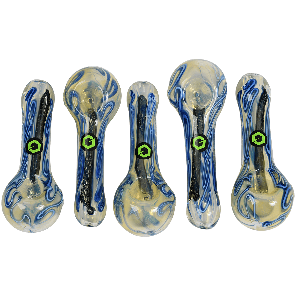 Pipes Greenhouse 3" Dicro Glass Pipe 5 Ct.