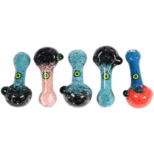 Pipes Greenhouse 3" Double Frit Glass Pipe 5 Ct.