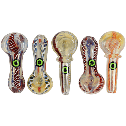 Pipes Greenhouse 2.5" Glass Pipe 5 Ct.