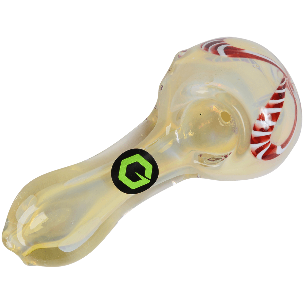 Pipes Greenhouse Latty Head 3" Dot Glass Pipe 5 Ct.