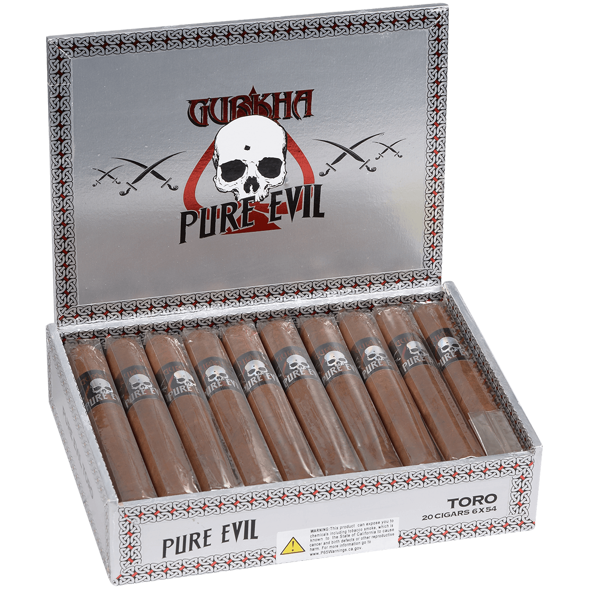Gurkha Pure Evil Toro 20 Ct. 6X54