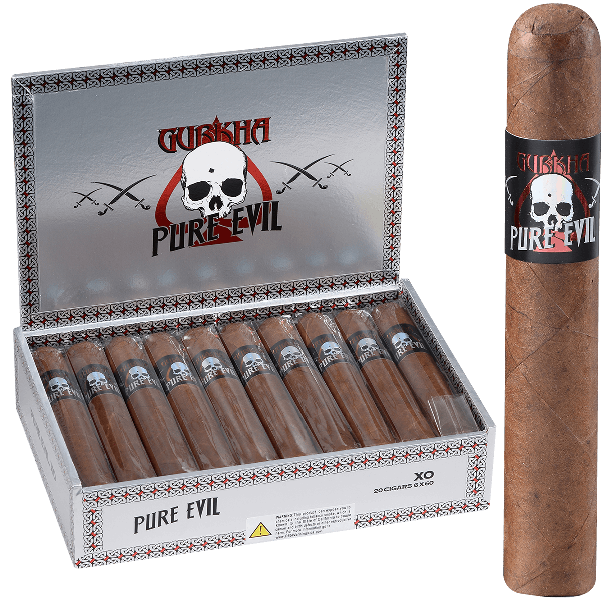 Gurkha Pure Evil Xo 20 Ct. 6X60