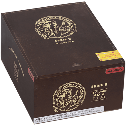 La Gloria Cubana Serie R No.8 Maduro 15 Ct. 7X70 Bx