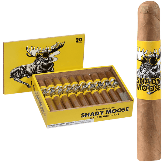 Chillin Moose Shady Moose Robusto 20 Ct. 5.5X50 Bx
