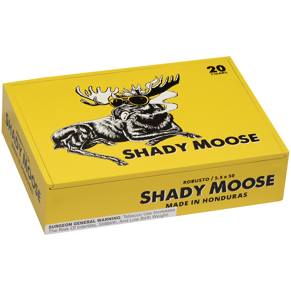 Chillin Moose Shady Moose Robusto 20 Ct. 5.5X50 Bx