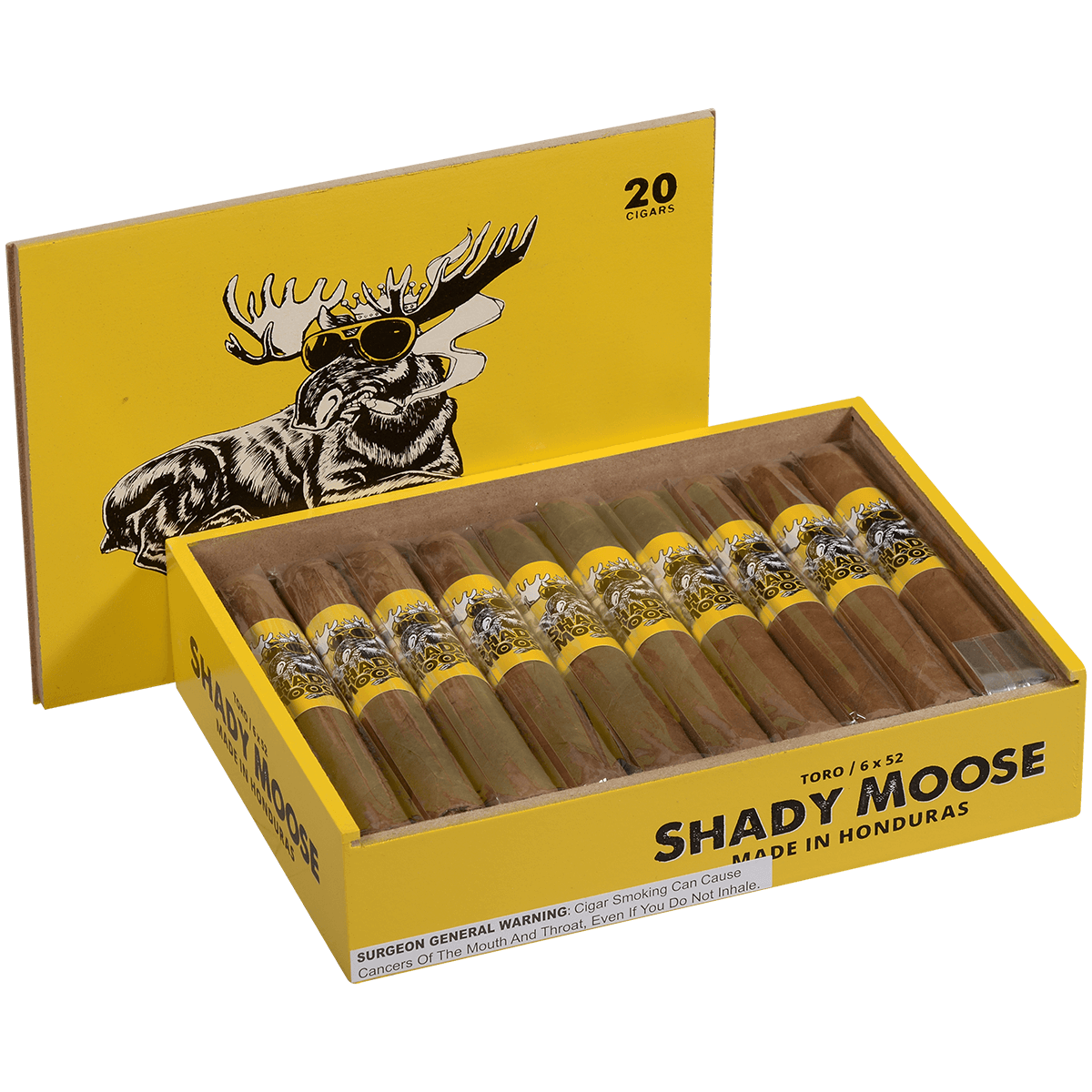 Chillin Moose Shady Moose Toro 20 Ct. 6X52 Bx