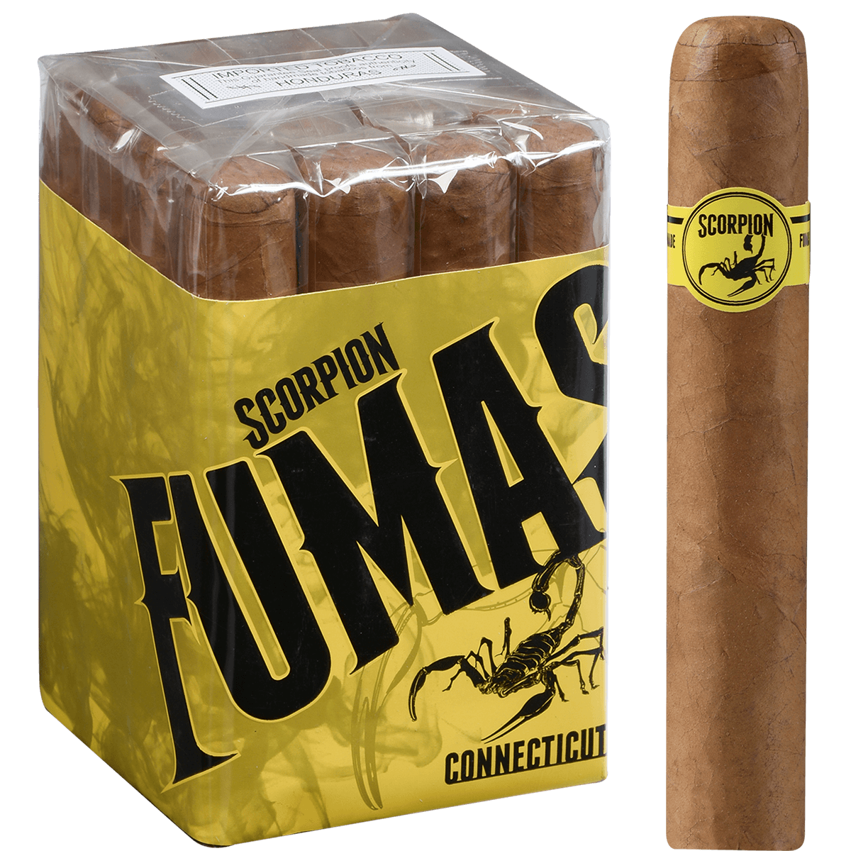 Scorpion Fumas Connecticut Robusto 16 Ct. 5 X 50 Bundle