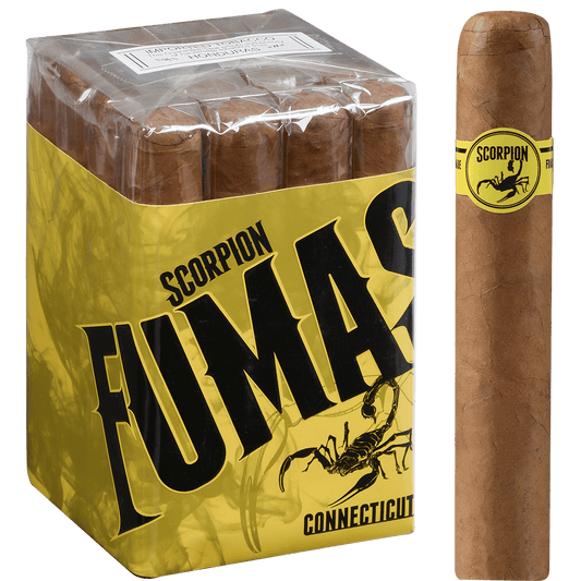 Scorpion Fumas Connecticut Robusto 16 Ct. 5 X 50 Bundle