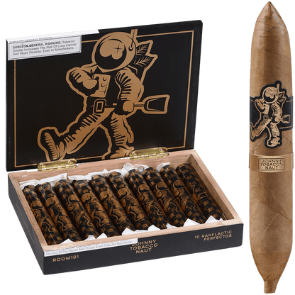 Room 101 Johnny Tobaconaut Perfecto 10 Ct. Box 6.00X56