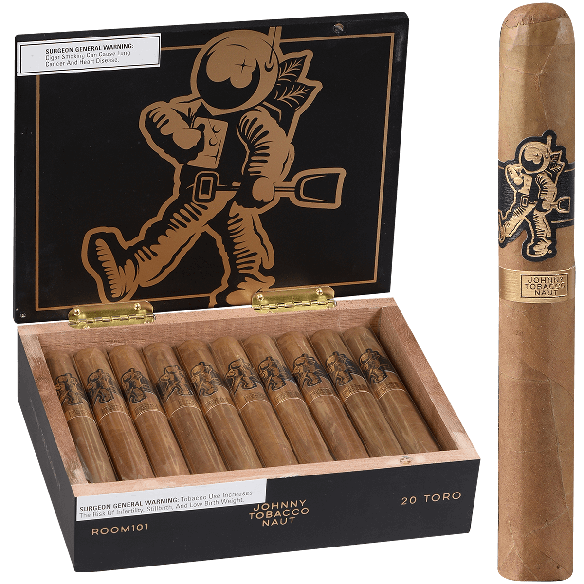 Room 101 Johnny Tobacconaut Toro 20 Ct. 6 X 52 Bx