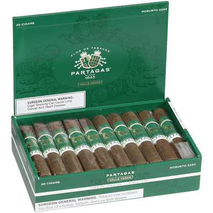 Partagas Valle Verde Robusto 20 Ct. 5 X 50 Bx