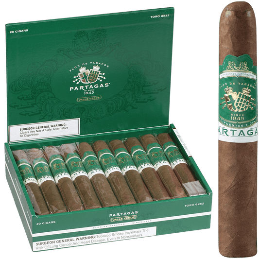 Partagas Valle Verde Toro 20 Ct. 6 X 52 Bx