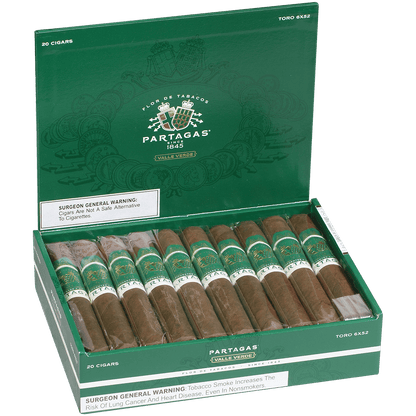 Partagas Valle Verde Toro 20 Ct. 6 X 52 Bx