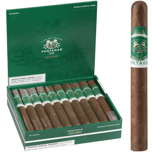 Partagas Valle Verde Double Corona 20 Ct. 7 1/2 X 54 Bx.