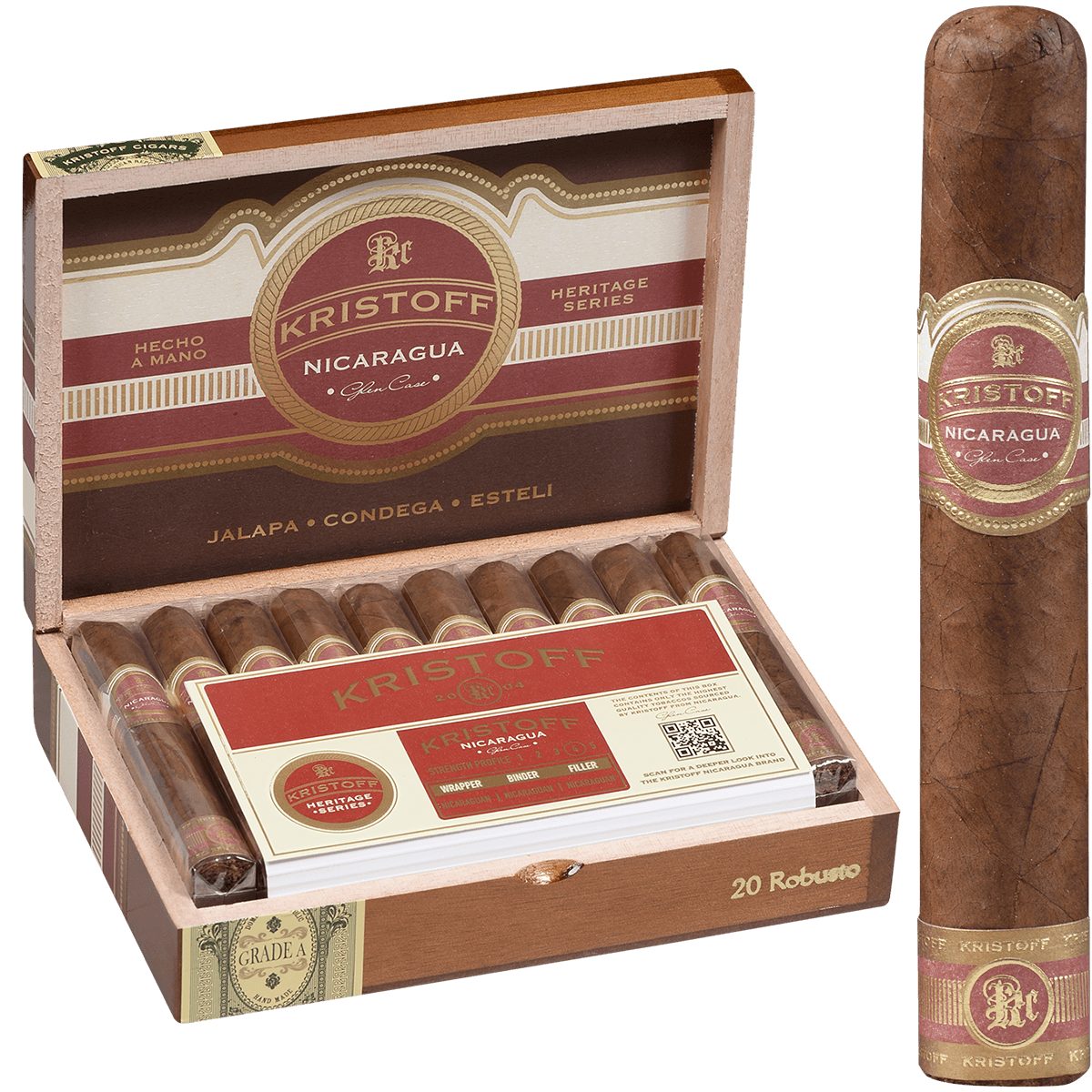 Kristoff Nicaragua Robusto 2 0 Ct. 5X50 Bx