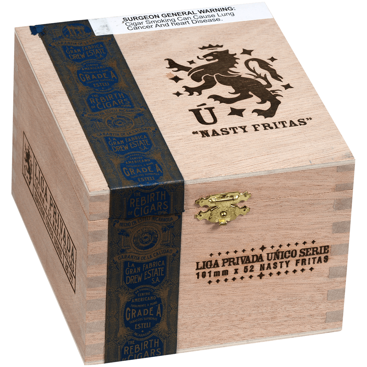 Liga Privada Unico Nasty Fritas 25 Ct. 4 X 52 Bx