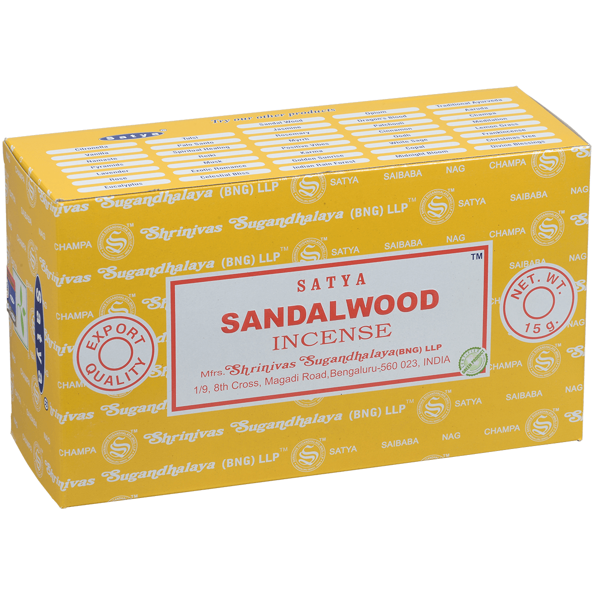 Incense Satya Superhit 15 G 12 Ct. Box