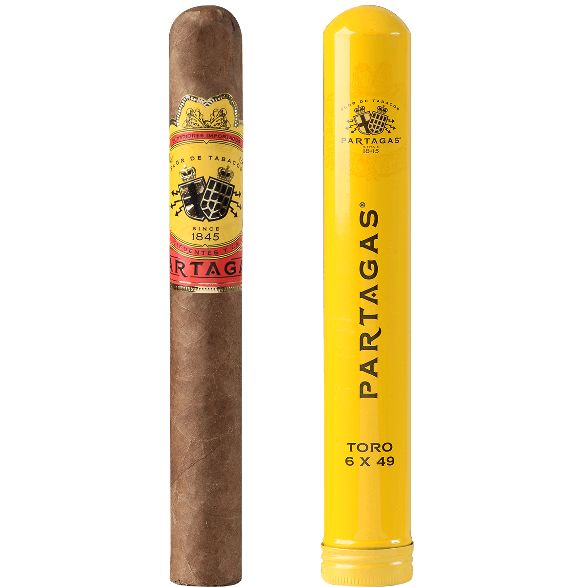 Partagas Toro Tube 10 Ct 6 X 49 Bx