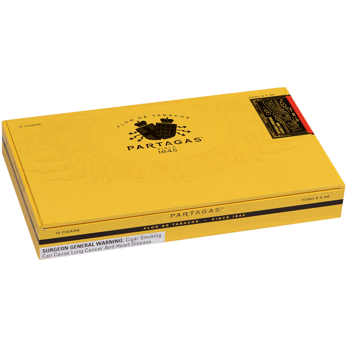 Partagas Toro Tube 10 Ct 6 X 49 Bx