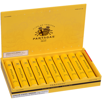 Partagas Toro Tube 10 Ct 6 X 49 Bx