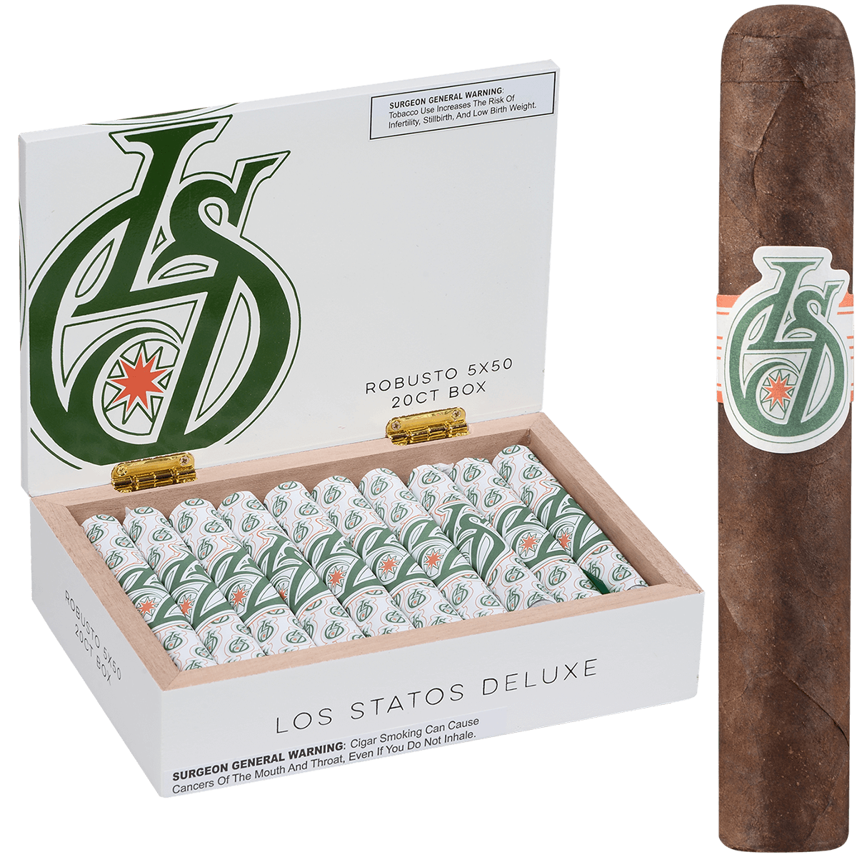 Los Statos Deluxe Robusto 20 Ct. 5X50 Bx
