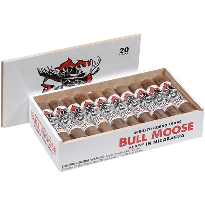 Chillin Moose Bull Moose Robusto Gordo 20 Ct. 5X60 Bx