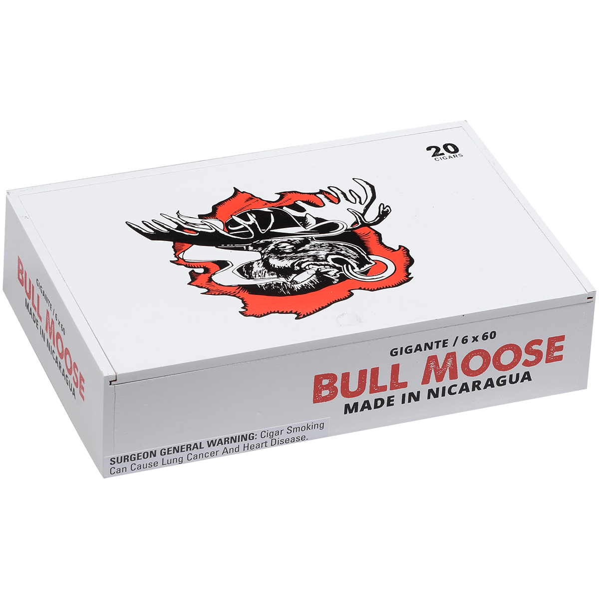 Chillin Moose Bull Moose Gigante 20 Ct. 6X60 Bx