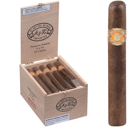 El Rey Del Mundo Natural Reserva Salado 20 Ct. 6X54 Box