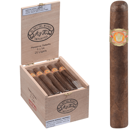 El Rey Del Mundo Natural Reserva Salado 20 Ct. 6X54 Box