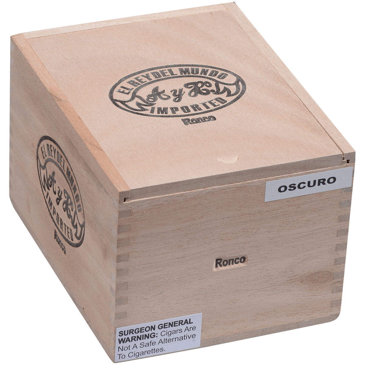 El Rey Del Mundo Ronco Oscuro 20 Ct. 6X60 Box