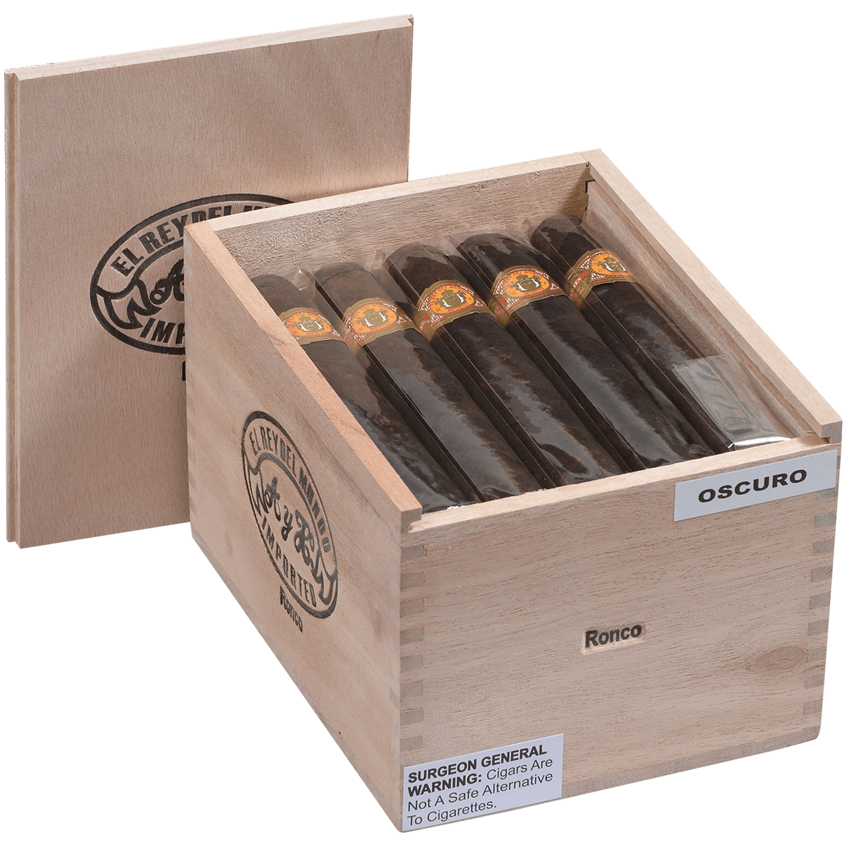 El Rey Del Mundo Ronco Oscuro 20 Ct. 6X60 Box
