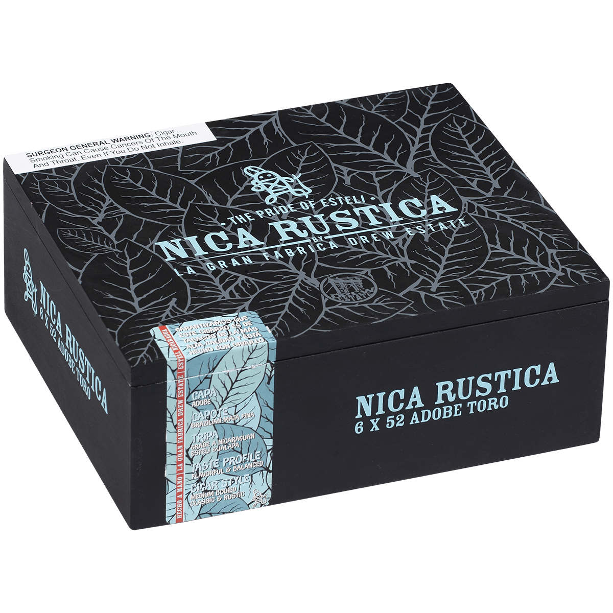 Nica Rustica Adobe Toro 25 Ct. 6X52 Bx.