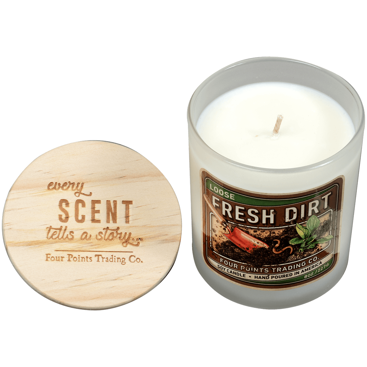 Fresh Dirt 8 Oz Soy Candle