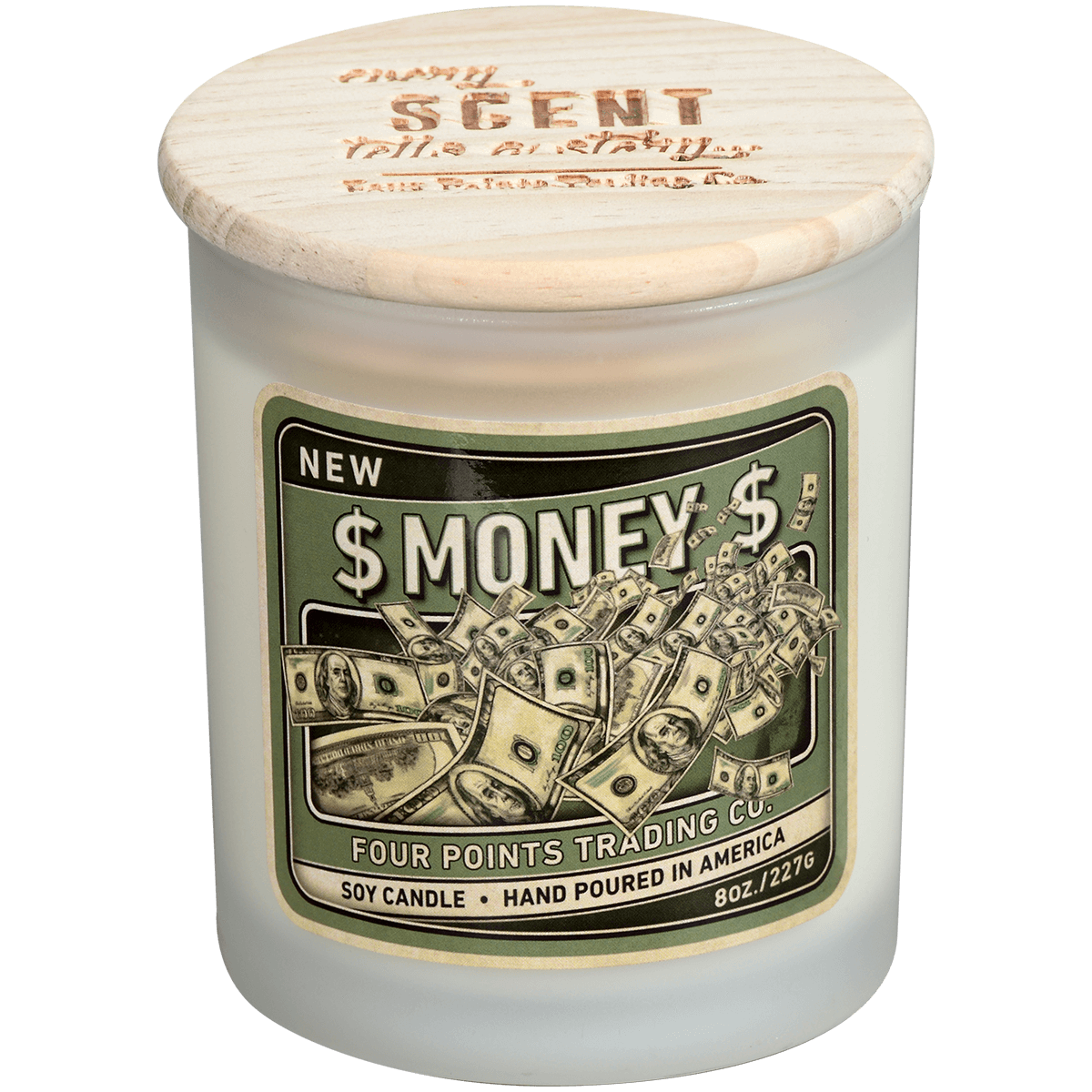 Money 8 Oz Soy Candle
