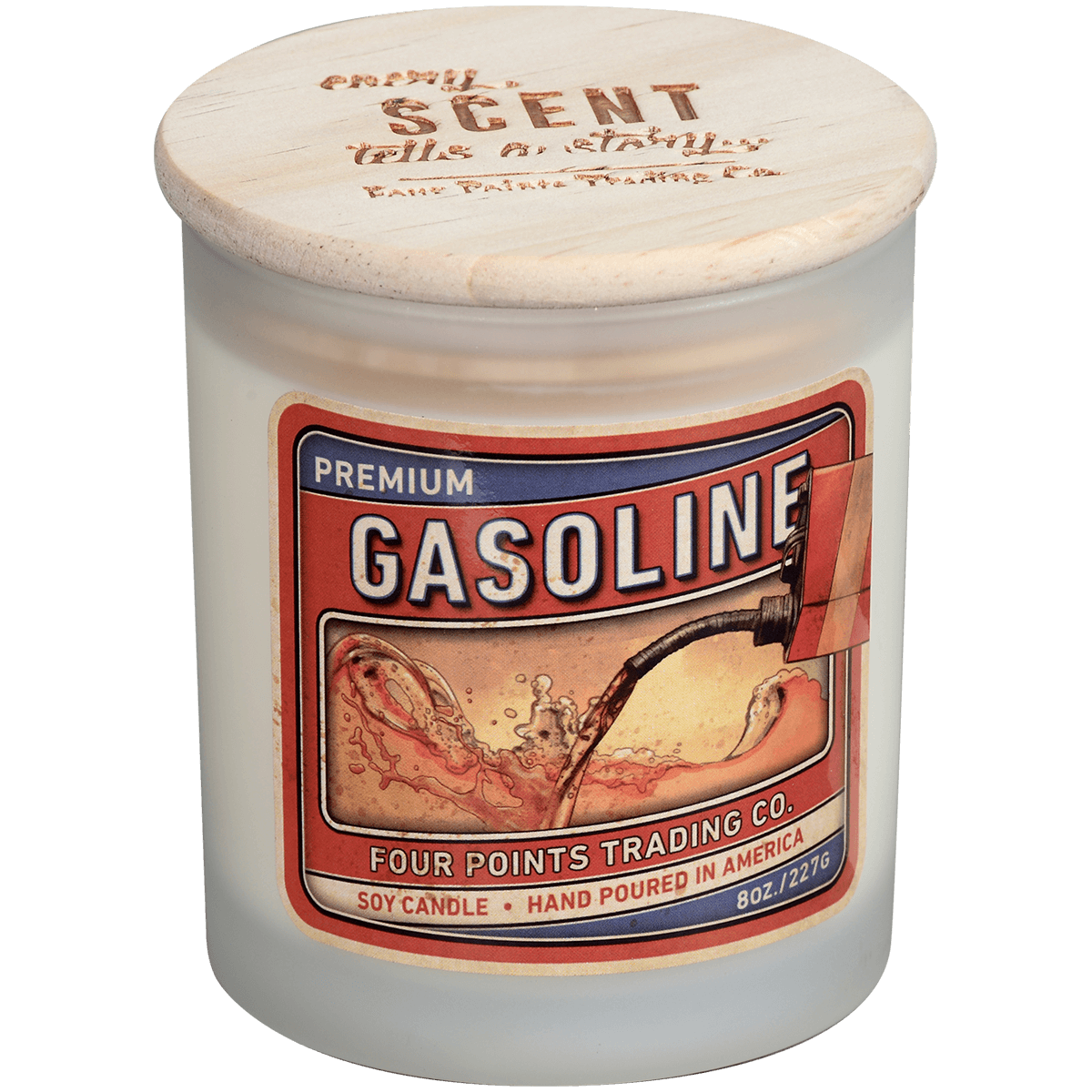 Gasoline 8 Oz Soy Candle