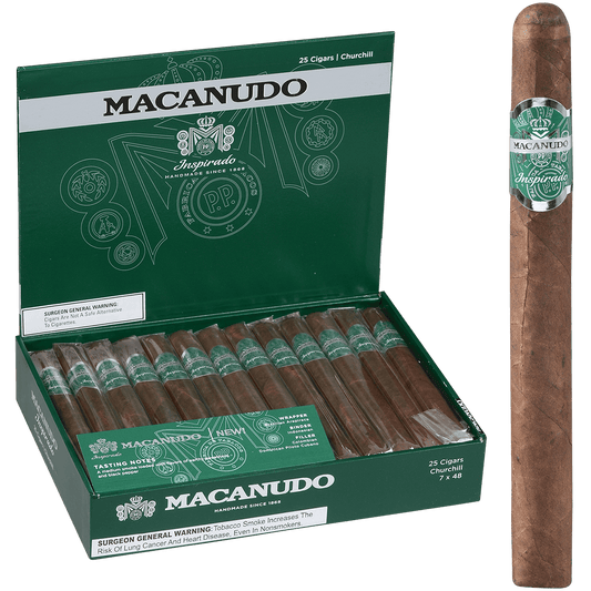 Macanudo Inspirado Green Churchill 25 Ct. 7 X 48 Box