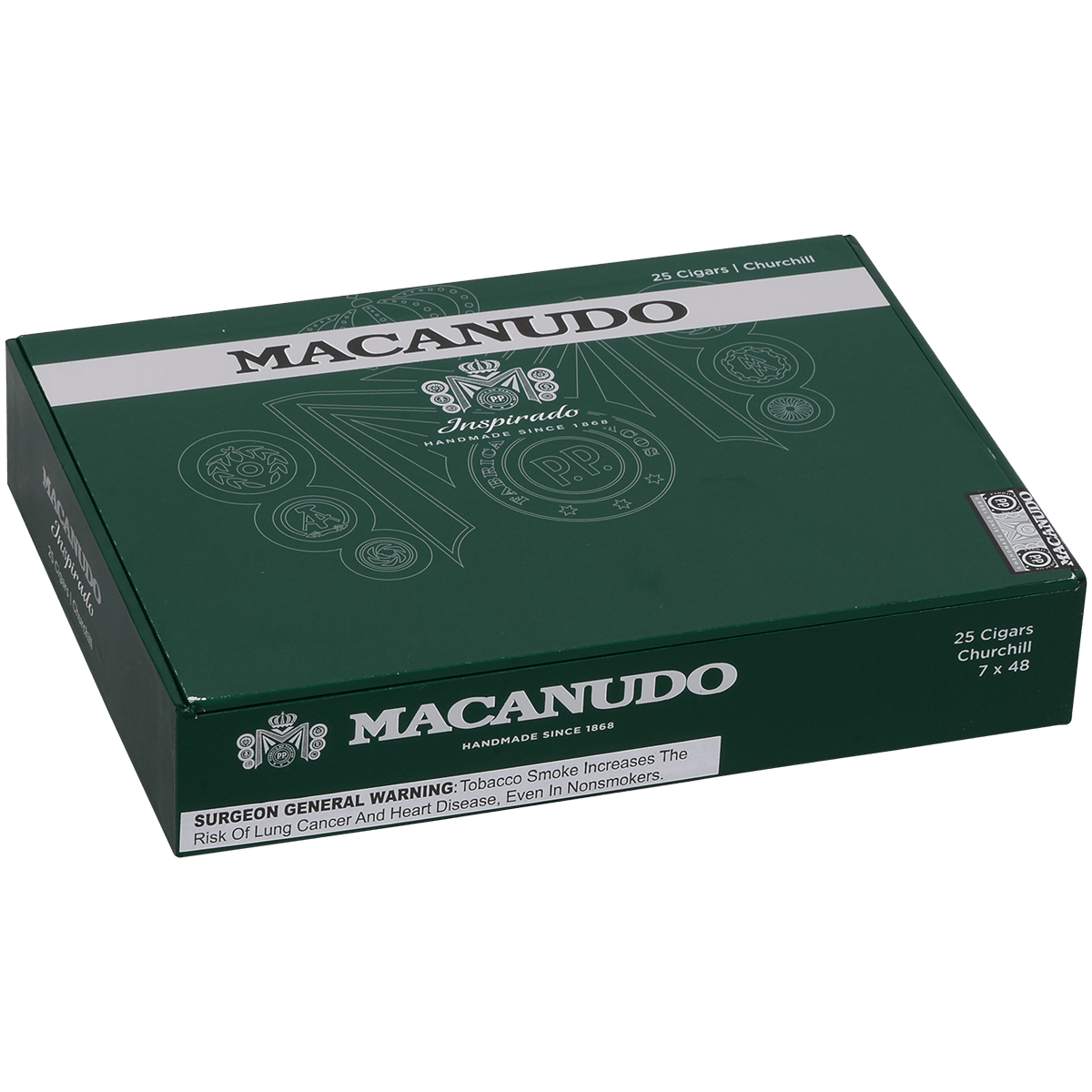 Macanudo Inspirado Green Churchill 25 Ct. 7 X 48 Box