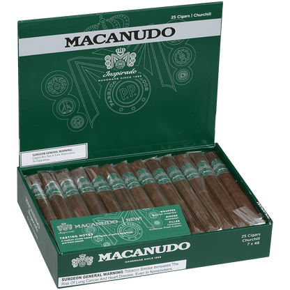 Macanudo Inspirado Green Churchill 25 Ct. 7 X 48 Box