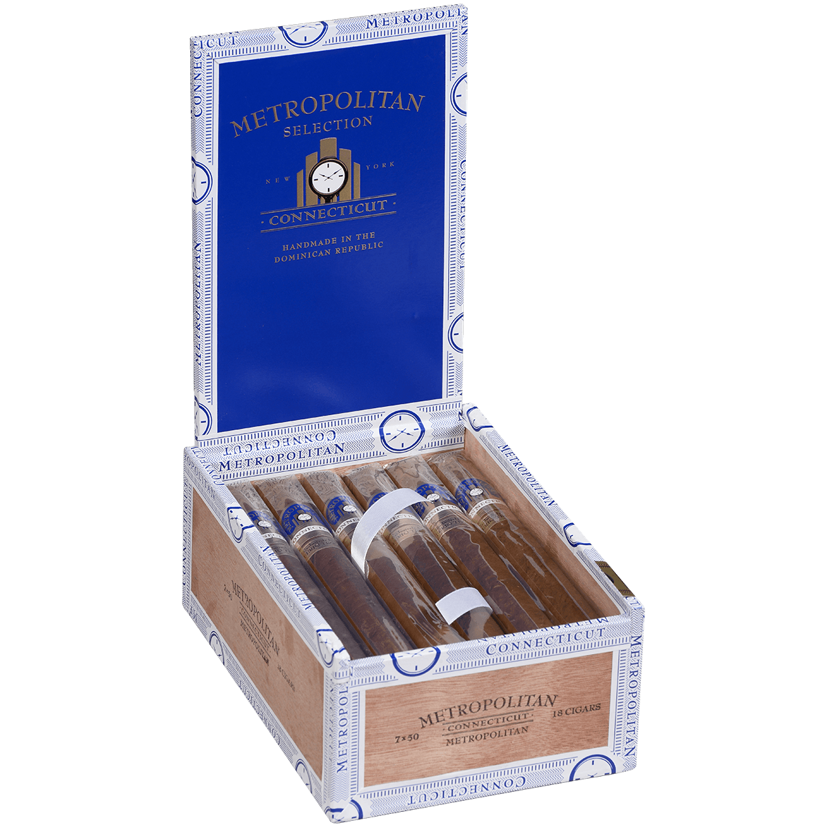 Metropolitan Connecticut Churchill 18 Ct. Box 7 X 50