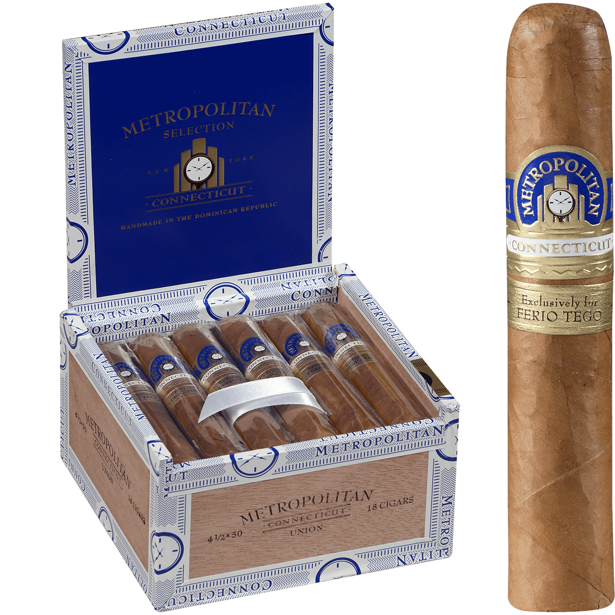 Metropolitan Connecticut Union Robusto 18 Ct Box 4.50 X 50