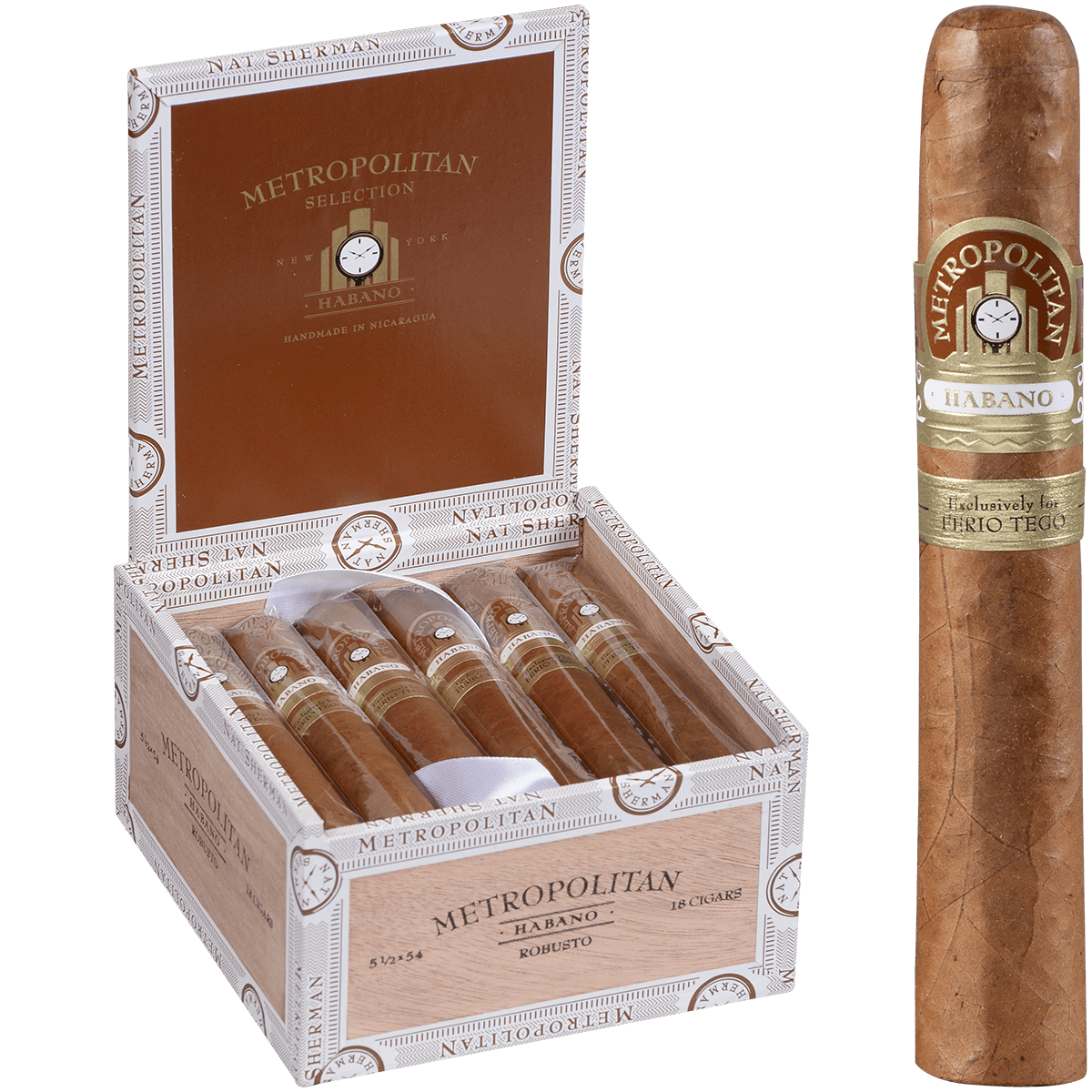 Metropolitan Habano Robusto 18 Ct. Box 5.5 X 54